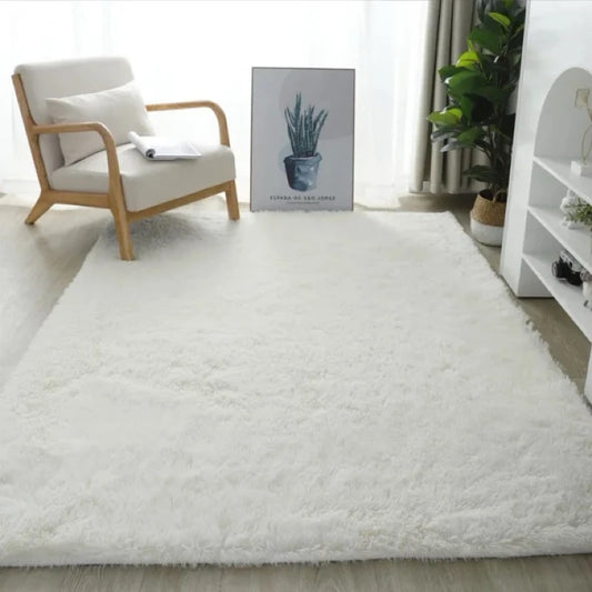 Luxury Long Velvet Carpet Soft anti Slip Plush Floor Mat Bedroom Living Room Warm Home Decoration Carpet